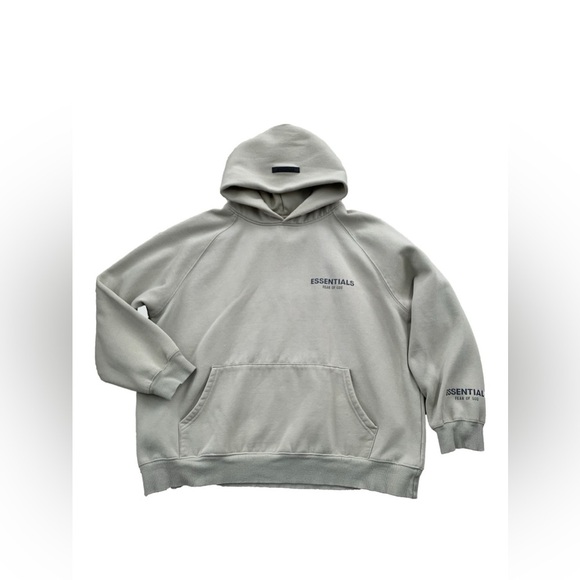 Fear of God Other - Fear of God Essentials Size Large SSENSE Pullover Hoodie in Green Concrete